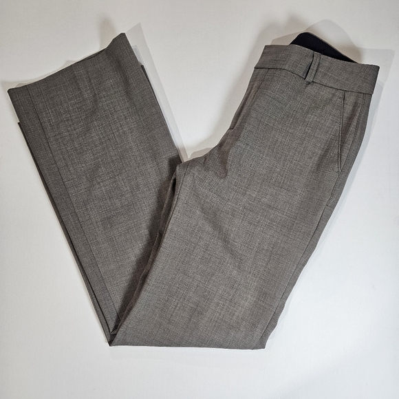 Banana Republic Dress Pants Womens Size 2 Gray Harrison Fit Stretch Wool Blend - Picture 1 of 10